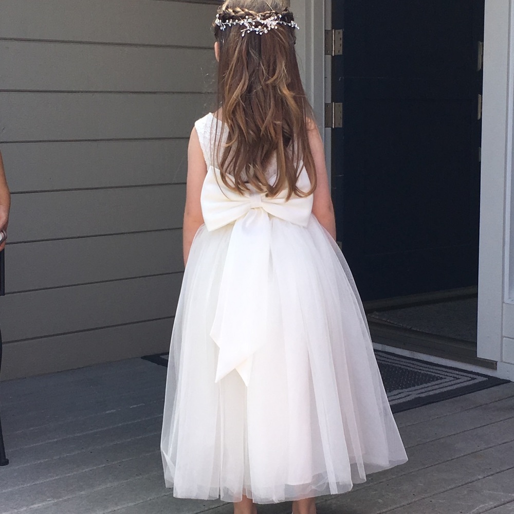 Ivory Flower Girl Dress - David’s Bridal